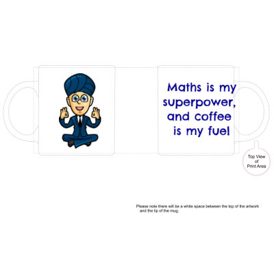 Maths is my Superpower Mug Thumbnail